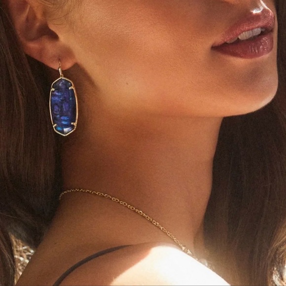 Kendra Scott Danielle blue earrings - Picture 2 of 3